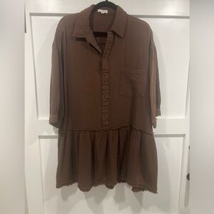 Easel brand shirt dress